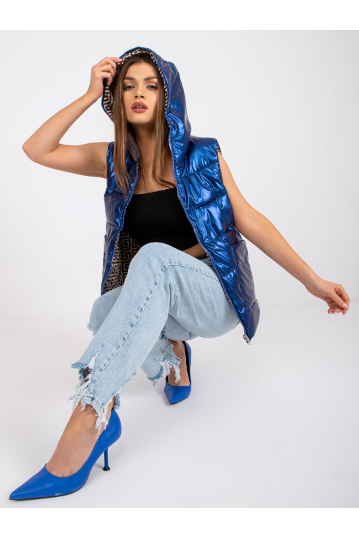 Mėlyna apverčiama Addison liemenė su...