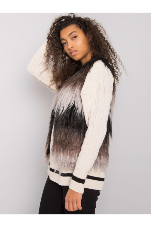 Romi moteriška juoda pilka kailio...