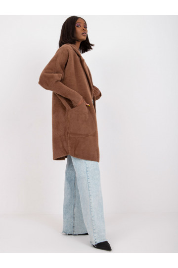 Rudas moteriškas alpakų... 2