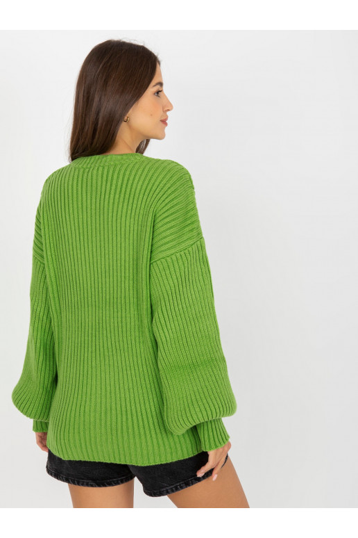 Šviesiai žalios spalvos megztas...